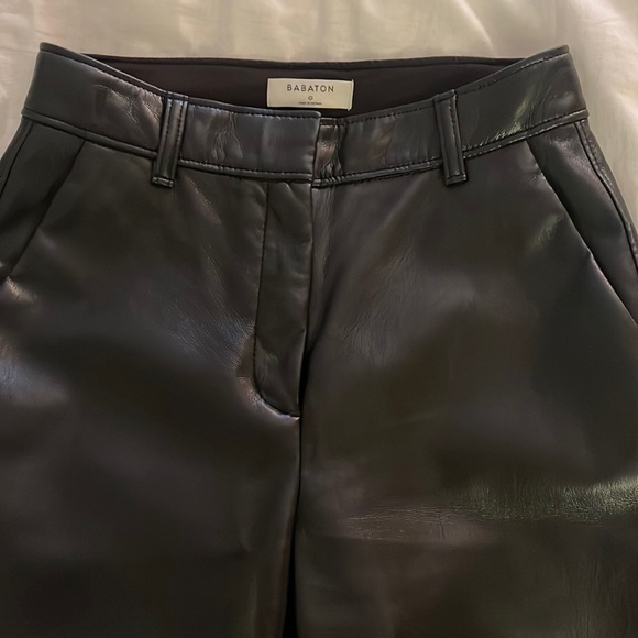 Babaton faux leather pants - Picture 2 of 6